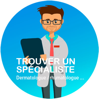 Trouver un spécialiste, Psoriasis-Contact asbl